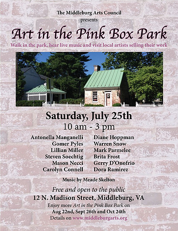 art in the pink box poster