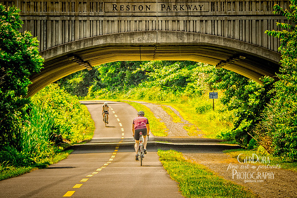 W&OD Trail in Reston ~ 2015 RBC Century Ride Reston, VA 1st Place