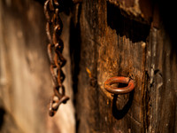 Rusty Wooden Door Latch