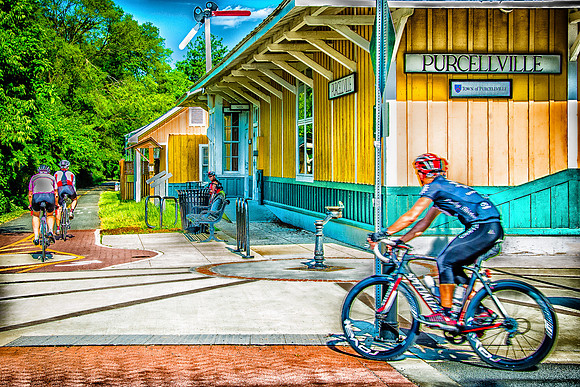 April - Setting Off from Purcellville 2