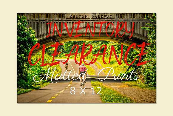 Inventory Clearance Matted Prints Cover Thumbnail 8 X 12 with beige mat copy